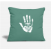 Finger Skull Cypress Green Pillow